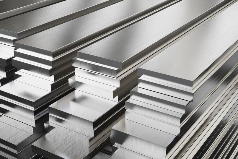 flat stainless steel